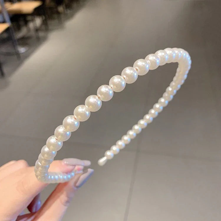 Serre-tête Doux Perle Rétro Accessoires Cheveux Polyvalents, 1A, 2B, 3C, 4, 5, 6, 7, 8, 9, 10, 11, 12, 13, 14, 15, 16, 17, 18, 19, 20