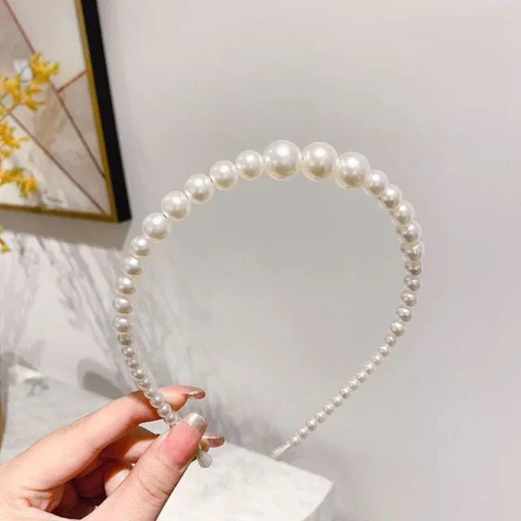 Serre-tête Doux Perle Rétro Accessoires Cheveux Polyvalents, 1A, 2B, 3C, 4, 5, 6, 7, 8, 9, 10, 11, 12, 13, 14, 15, 16, 17, 18, 19, 20