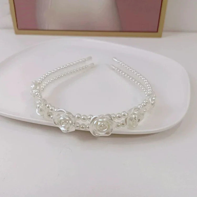 Serre-tête Doux Perle Rétro Accessoires Cheveux Polyvalents, 1A, 2B, 3C, 4, 5, 6, 7, 8, 9, 10, 11, 12, 13, 14, 15, 16, 17, 18, 19, 20