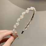 Serre-tête Doux Perle Rétro Accessoires Cheveux Polyvalents, 1A, 2B, 3C, 4, 5, 6, 7, 8, 9, 10, 11, 12, 13, 14, 15, 16, 17, 18, 19, 20