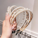 Serre-tête Doux Perle Rétro Accessoires Cheveux Polyvalents, 1A, 2B, 3C, 4, 5, 6, 7, 8, 9, 10, 11, 12, 13, 14, 15, 16, 17, 18, 19, 20