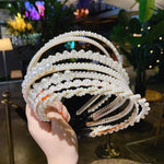 Serre-tête Doux Perle Rétro Accessoires Cheveux Polyvalents, 1A, 2B, 3C, 4, 5, 6, 7, 8, 9, 10, 11, 12, 13, 14, 15, 16, 17, 18, 19, 20