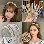 Serre-tête Doux Perle Rétro Accessoires Cheveux Polyvalents, 1A, 2B, 3C, 4, 5, 6, 7, 8, 9, 10, 11, 12, 13, 14, 15, 16, 17, 18, 19, 20
