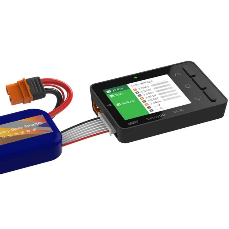 Appareil de mesure à affichage électrique pour modèles réduits d'avions ISDT, batterie au lithium 1-8S, ISDT BG-8S