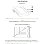 Appareil de mesure à affichage électrique pour modèles réduits d'avions ISDT, batterie au lithium 1-8S, ISDT BG-8S