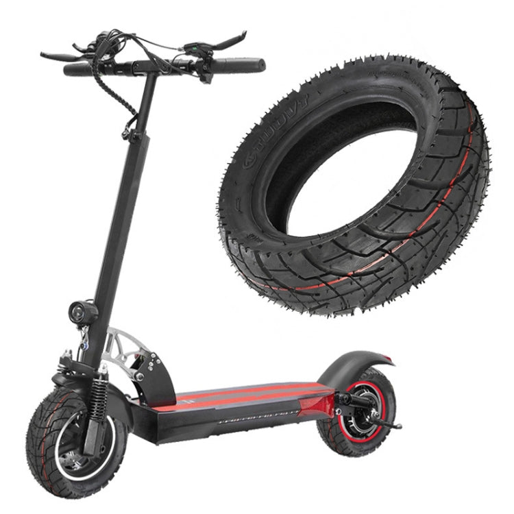 Pour KUGOO M4 TUOVT 80/65-6.5 Pneumatique extérieur anti-explosion pour skateboard électrique 10 pouces, pneu autoroute, pneu tout-terrain