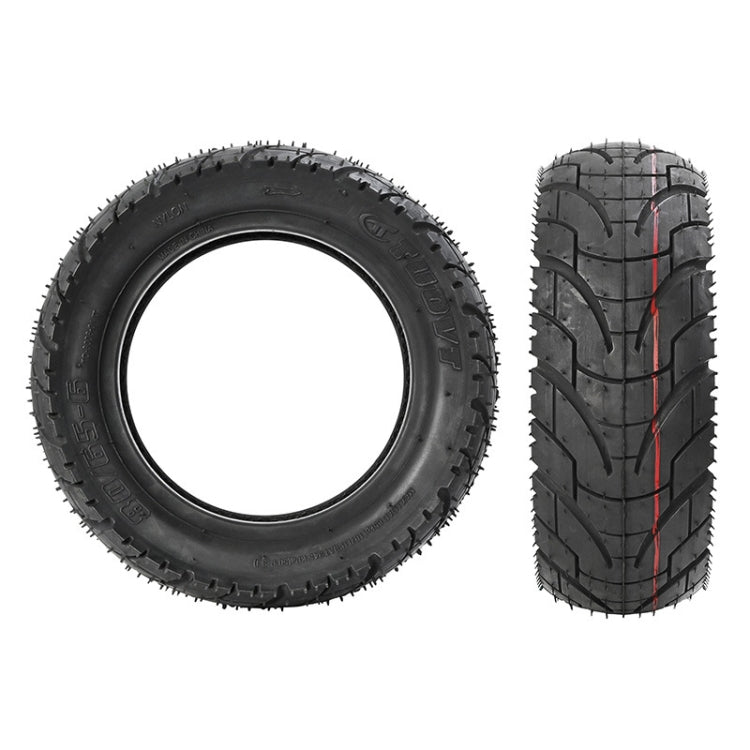 Pour KUGOO M4 TUOVT 80/65-6.5 Pneumatique extérieur anti-explosion pour skateboard électrique 10 pouces, pneu autoroute, pneu tout-terrain