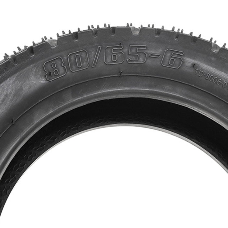 Pour KUGOO M4 TUOVT 80/65-6.5 Pneumatique extérieur anti-explosion pour skateboard électrique 10 pouces, pneu autoroute, pneu tout-terrain