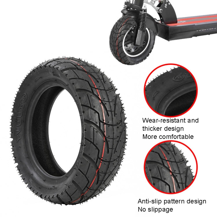 Pour KUGOO M4 TUOVT 80/65-6.5 Pneumatique extérieur anti-explosion pour skateboard électrique 10 pouces, pneu autoroute, pneu tout-terrain