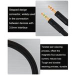 Câble audio 2 en 1 3,5 mm pour Kingston Skyline Alpha Cloud II, ZS0174 Noir