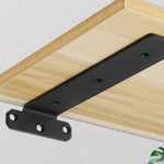 Plaque de cloison triangulaire épaisse de 5mm pour étagère, 150mm noir, 200mm noir, 250mm noir, 300mm noir, 150mm blanc, 200mm blanc, 250mm blanc, 300mm blanc