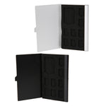 Boîte de rangement en aluminium pour cartes Micro SD 1SD+ 8TF avec 9 emplacements pour cartes SD/SIM/TF, noir, argent