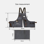 Tablier porte-outils multipoches en toile Canvas Electric Craftsmen