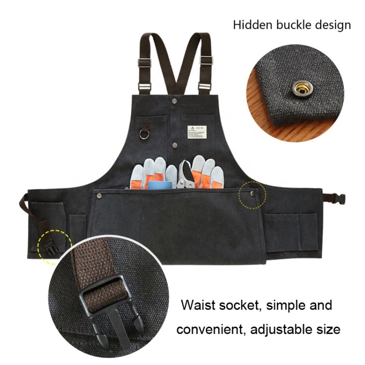 Tablier porte-outils multipoches en toile Canvas Electric Craftsmen
