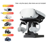 Support de Poignée de Casque VR Tout-en-Un pour PICO4/Meta Quest/ Rift S/HTC