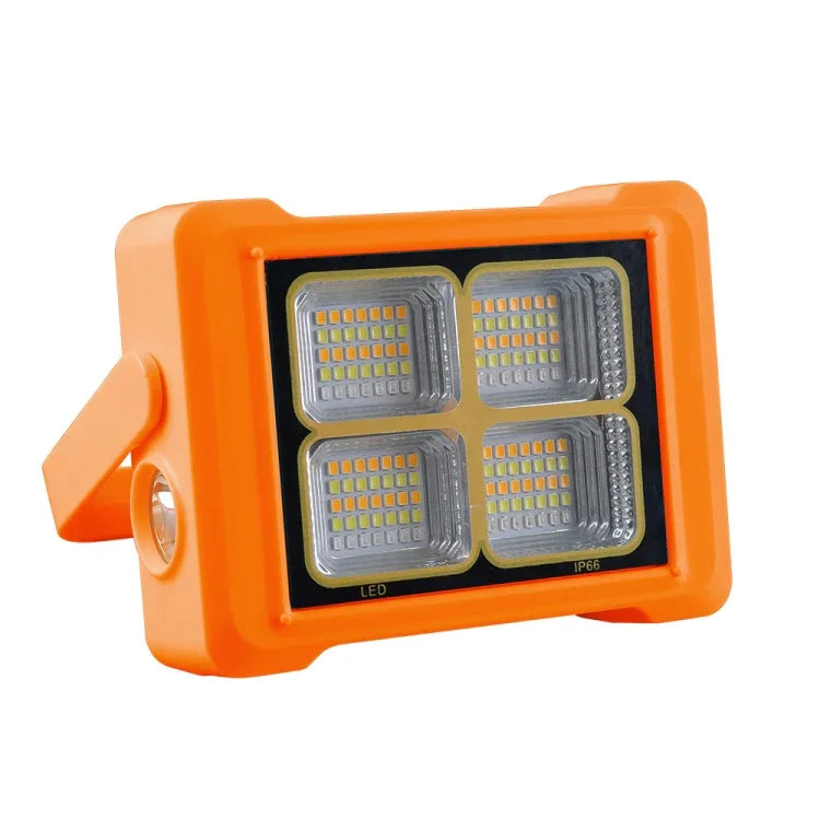 Projecteur solaire Lampe de poche portative Lampe de travail d'urgence, 144 LED
