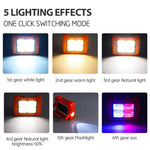 Projecteur solaire Lampe de poche portative Lampe de travail d'urgence, 144 LED