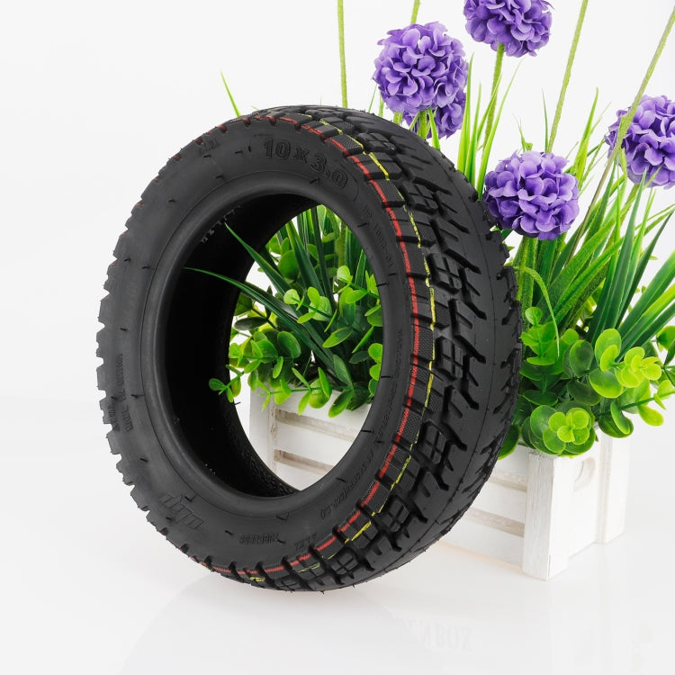 Ulip 10 x 3.0 Pneumatique tubeless tout-terrain épaissi 10 pouces pour trottinette électrique Dualtron Zero 10X, Kaabo Wolf Warrior, Kaabo Mantis 10, sans valve, avec valve