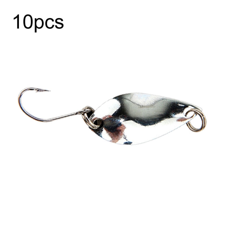 Leurres de pêche faux en forme de bouche de cheval avec hameçon simple, cuillère, sequins, 10 pcs 5g, 10 pcs 3,5g, 10 pcs 2,5g, 10 pcs 2g maille, 10 pcs 2g papillon