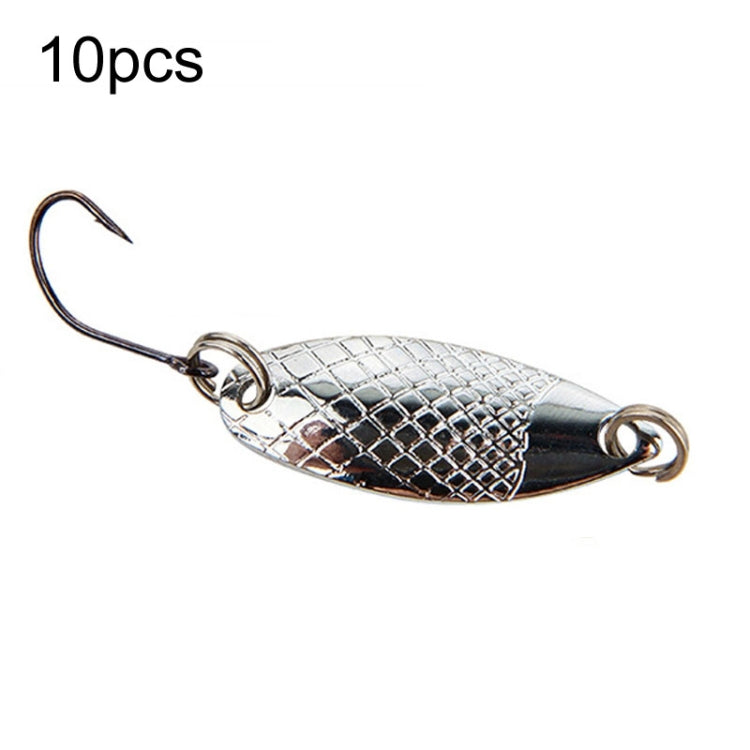 Leurres de pêche faux en forme de bouche de cheval avec hameçon simple, cuillère, sequins, 10 pcs 5g, 10 pcs 3,5g, 10 pcs 2,5g, 10 pcs 2g maille, 10 pcs 2g papillon