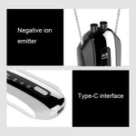 Purificateur d'air portable à ions négatifs pour la maison, purificateur à suspendre au cou, style chaîne (blanc), style chaîne (noir), style corde (blanc), style corde (noir)