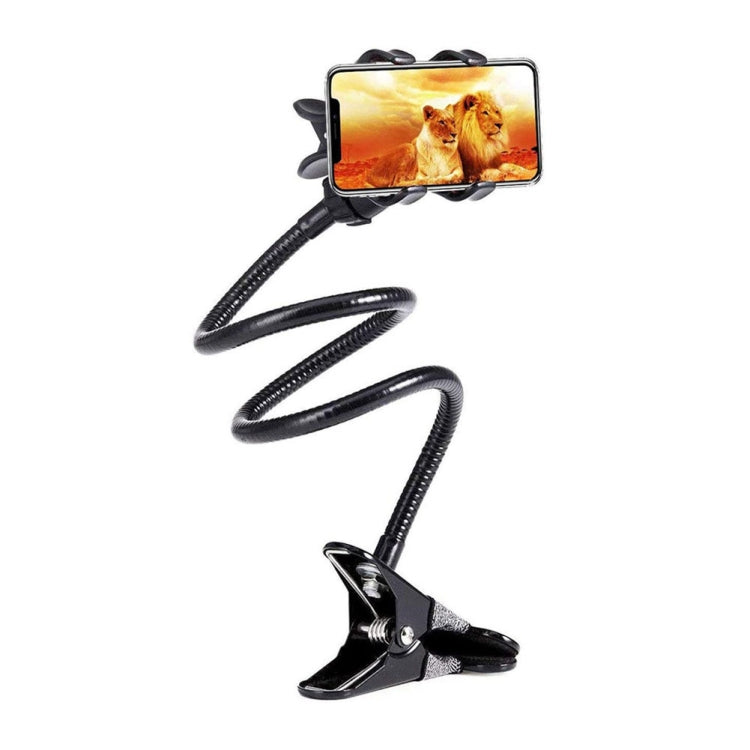 Support téléphone caméra à double pince avec support métallique pliable étendu, double pince