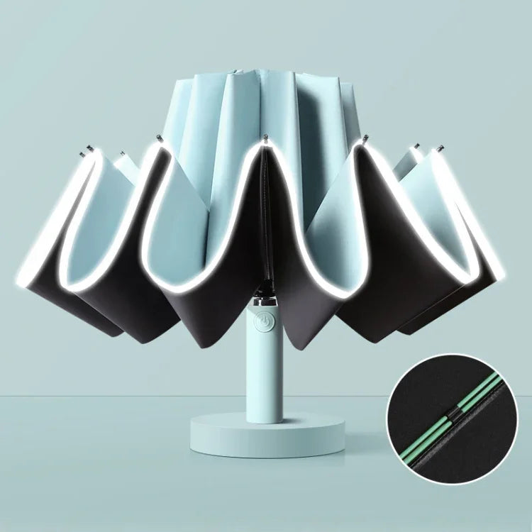 20 Bone Reverse Double Bone Automatic Folding Umbrella Sunshade Sun Umbrella