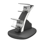 Support de chargement double pour manette sans fil iplay HBP-253 pour PS5, HBP-253 (blanc), HBP-253 (noir)