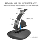 Support de chargement double pour manette sans fil iplay HBP-253 pour PS5, HBP-253 (blanc), HBP-253 (noir)