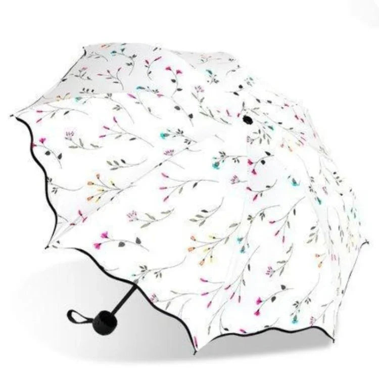 Parapluie pliant simple à double usage pour le soleil