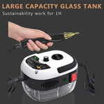 Nettoyeur vapeur haute température et haute pression 2500W pour cuisine, salle de bain, meubles, blanc 220V prise UK