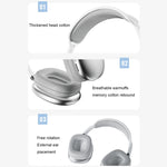 Casque de jeu stéréo Bluetooth sans fil à réduction de bruit