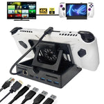Pour station d'accueil multifonctionnelle de base de chargement ROG ALLY, version 6-en-1