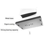iplay pour PS5 - Base de refroidissement avec support de chargement et porte-disques, HBP-271