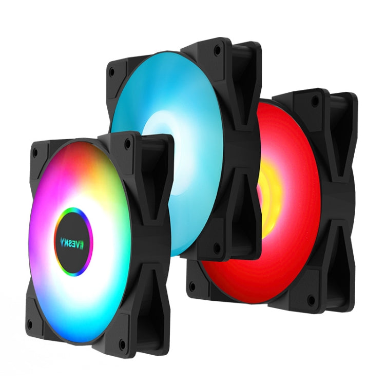 Ventilateur CPU refroidisseur d'eau EVESKY ventilateur RGB radiateur liquide intégré, 120 mm coloré, 120 mm RGB, 240 mm, 360 mm
