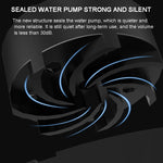 Ventilateur CPU refroidisseur d'eau EVESKY ventilateur RGB radiateur liquide intégré, 120 mm coloré, 120 mm RGB, 240 mm, 360 mm