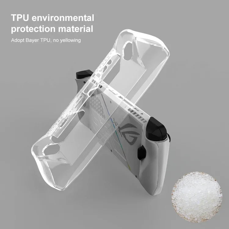 Étui de protection souple tout-en-un en TPU transparent pour console de jeux ASUS ROG Ally