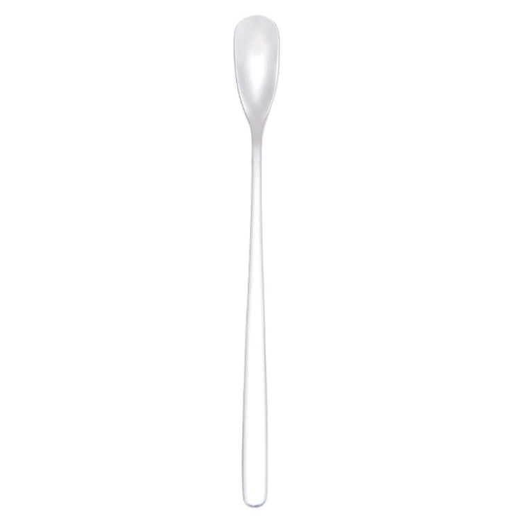 Cuillère en acier inoxydable 304 de 15 cm, cuillère à café à tête carrée, cuillère à mélanger à long manche, couleur acier inoxydable, or titane, or rose, noir titane, bleu, violet