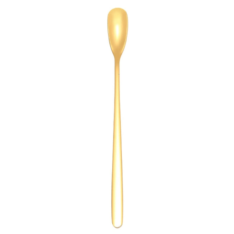 Cuillère en acier inoxydable 304 de 15 cm, cuillère à café à tête carrée, cuillère à mélanger à long manche, couleur acier inoxydable, or titane, or rose, noir titane, bleu, violet