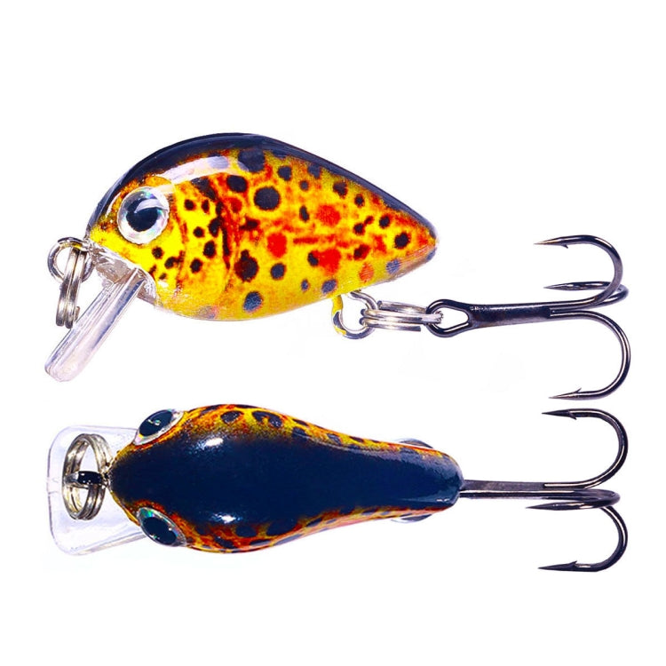 Leurre flottant HENGJIA 2,5 cm 1,5 g, petit objet micro 3D imprimé Luya