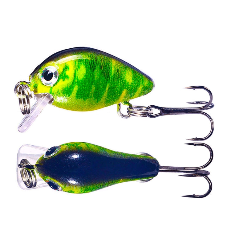 Leurre flottant HENGJIA 2,5 cm 1,5 g, petit objet micro 3D imprimé Luya