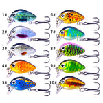 Leurre flottant HENGJIA 2,5 cm 1,5 g, petit objet micro 3D imprimé Luya
