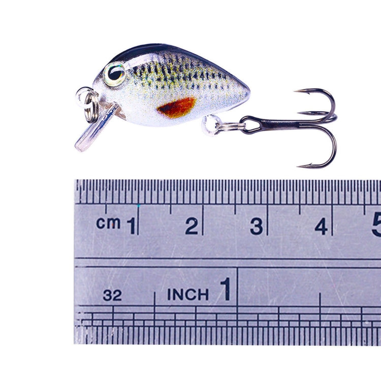Leurre flottant HENGJIA 2,5 cm 1,5 g, petit objet micro 3D imprimé Luya