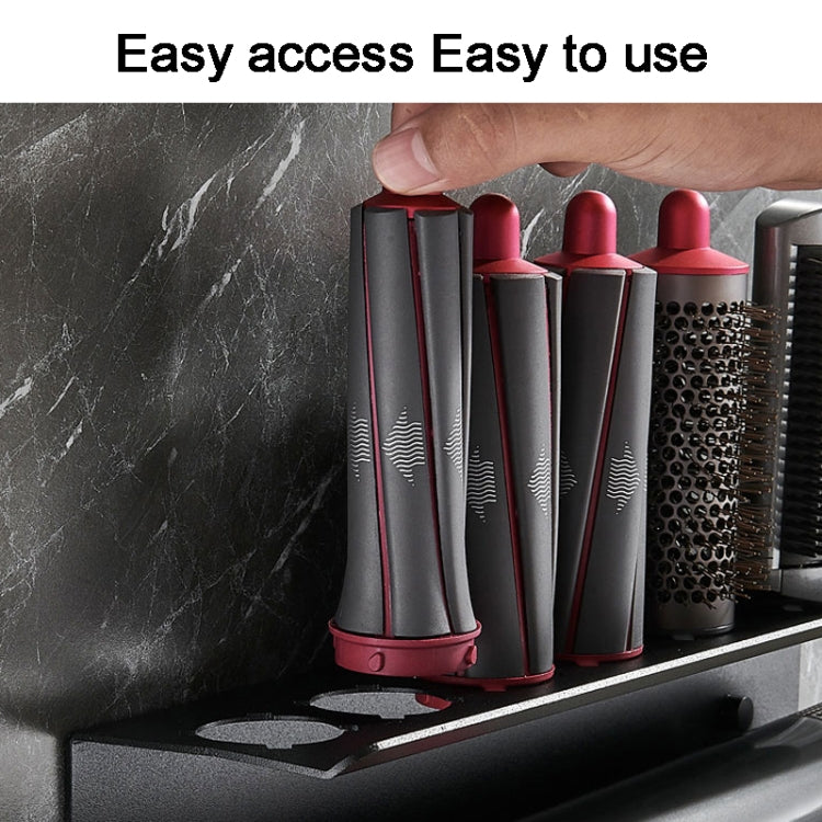 Pour Dyson Airwrap Support mural de rangement, Type A Or Noir, Type B Or Noir, Type A Noir, Type B Noir, Type C Rabattable, Type C Relevable