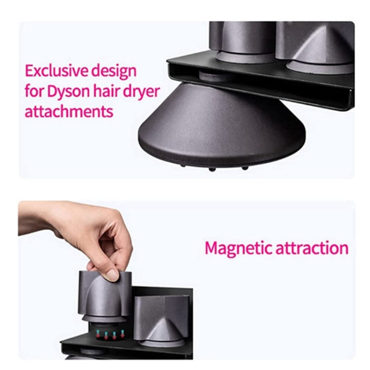 Pour support de sèche-cheveux Dyson, rangement mural pour salle de bain, modèle amélioré