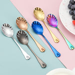 Cuillère à café, cuillère à crème glacée, cuillère à mélanger en forme de goutte d'eau en acier inoxydable, couleur acier inoxydable, or, or rose, coloré, bleu, noir
