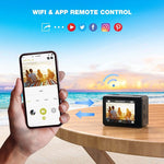Caméra de sport extérieure étanche WIFI couleur double écran vidéo HD 4K, Q60AR
