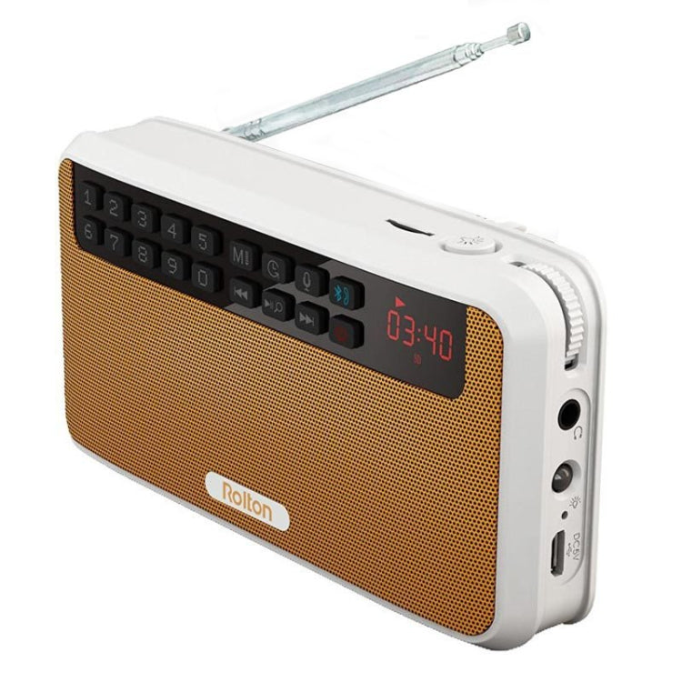 Rolton E500 Enceinte Bluetooth 2.1 Canaux Microphone Intégré Support Radio FM