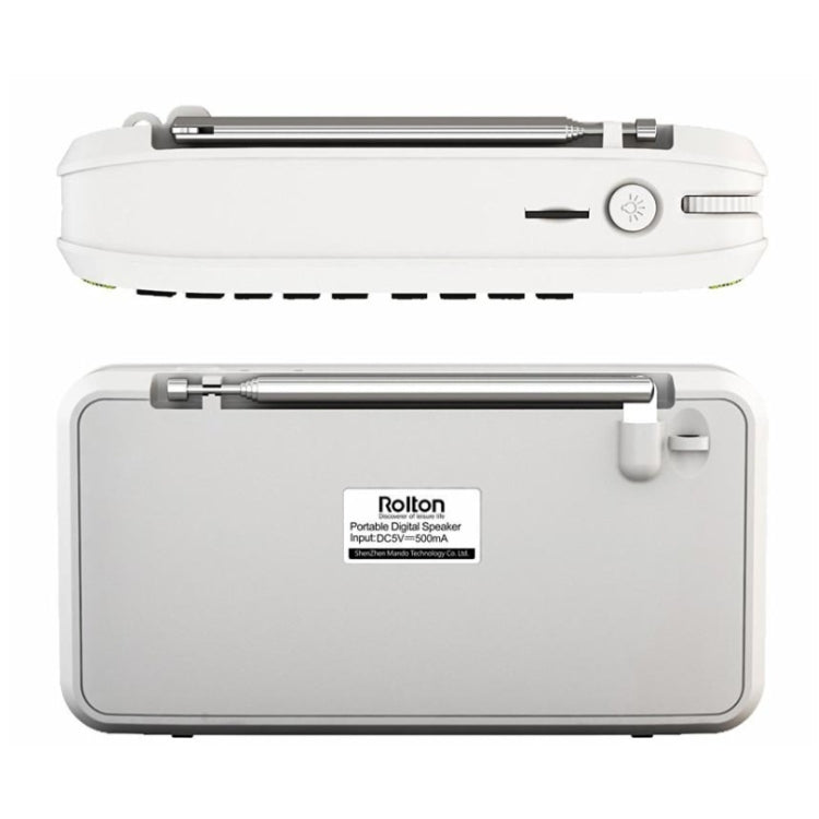 Rolton E500 Enceinte Bluetooth 2.1 Canaux Microphone Intégré Support Radio FM