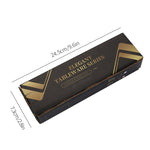 Lot de 16 couteaux et fourchettes en acier inoxydable plaqué or, dans une boîte en carton, couverts de style occidental, couleur acier inoxydable, or, or rose, multicolore, noir